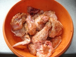Chicken marinading